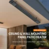 Outdoor Patio Infrared Heater, 1800W, 2400W, 3200W, Ceiling - view 4