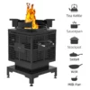 Outdoor Wood Pellet Stove, KEON, Portable, Stainless, Steel - view 2