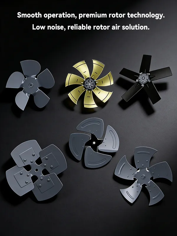 Outer Diameter Axial Fan, Aluminum, Plastic - view 3