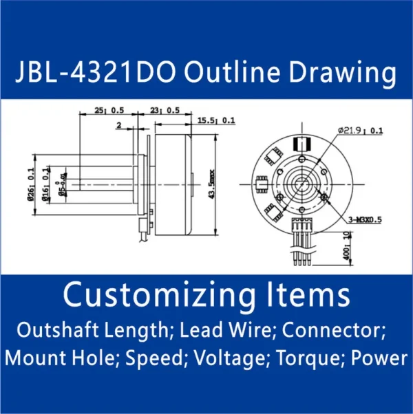 Outer Rotor Bldc Motor, 4321, IP55 - view 6