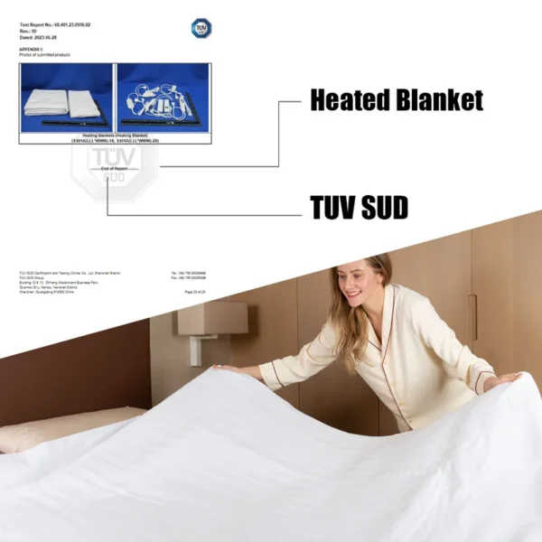 Pad Intertek Electric Blanket, 33W(0.04hp), TC cotton + Sponge - view 5