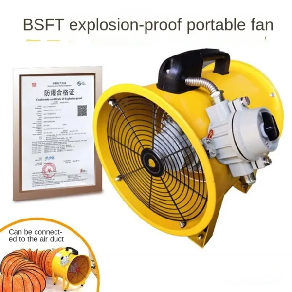 Paint Marine Axial Fan, BSFT-200-500mm, Portable - view 2