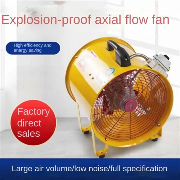 Paint Marine Axial Fan, BSFT-200-500mm, Portable - view 6