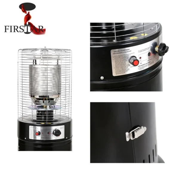 Patio Gas Heater, 13KW, Portable, Steel - view 3