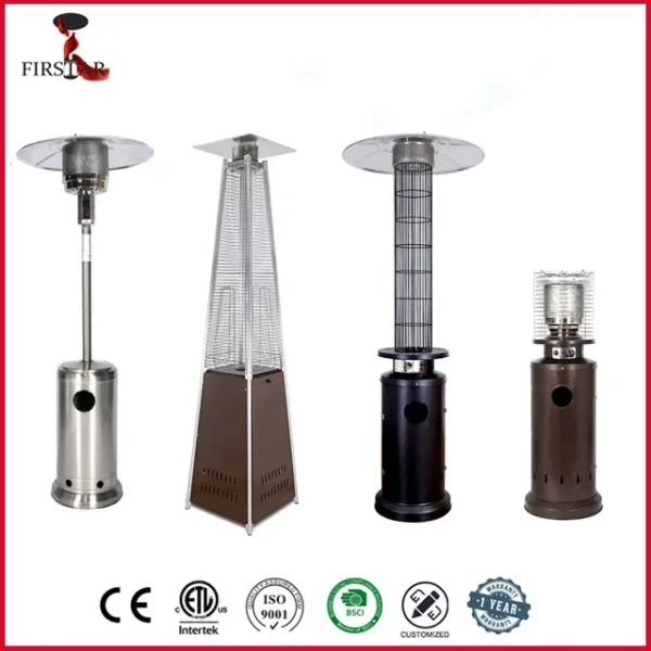 Patio Gas Heater, 13KW, Portable, Steel - view 6