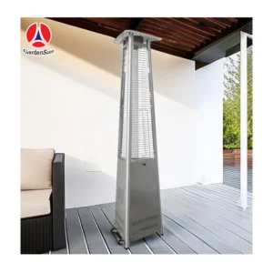 Patio Gas Heater, Stainless, Steel