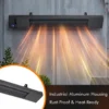 Patio Heater, 1500W, 2400W, 3200W, Aluminium - view 2