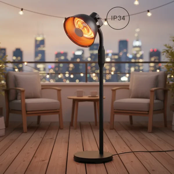 Patio Heater, 1500W, Waterproof - view 2