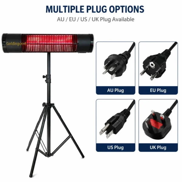 Patio Heater, 1500W, Waterproof - view 2