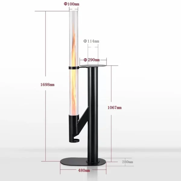 Patio Heater, 5KW, Portable - view 3