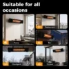 Patio Heater, Aluminium, 220-240V, 1800W - view 4