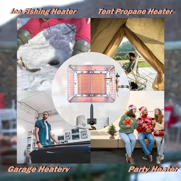 Patio Heater, Portable, LPG - view 4