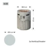 Patio Heater, Portable, Magnesium Oxide, Gargen Furniture - view 6