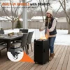 Patio Heater, Portable, Steel