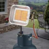 Patio Heater, Portable, Steel - view 2