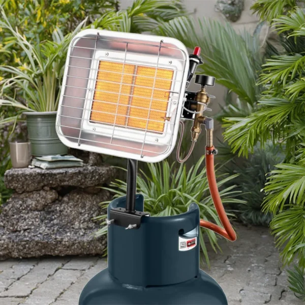 Patio Heater, Portable, Steel - view 3