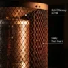Patio Heater, Portable, Steel, 11kW - view 5
