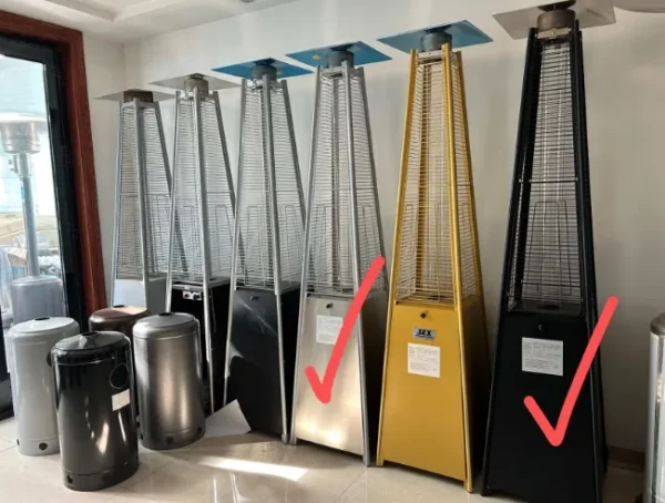 Patio Heater, Stainless, Steel