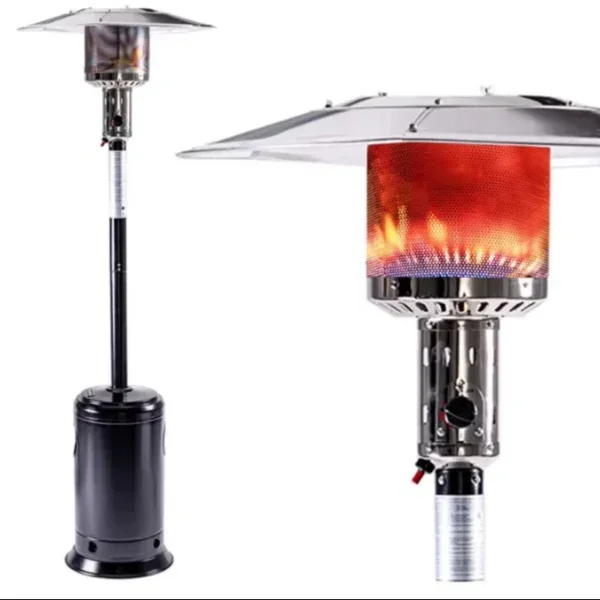Patio Heater, Stainless, Steel