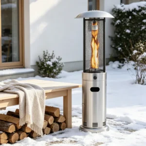 Patio Heater, Stainless, Steel