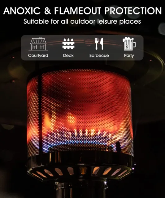 Patio Heater, Stainless, Steel - view 4