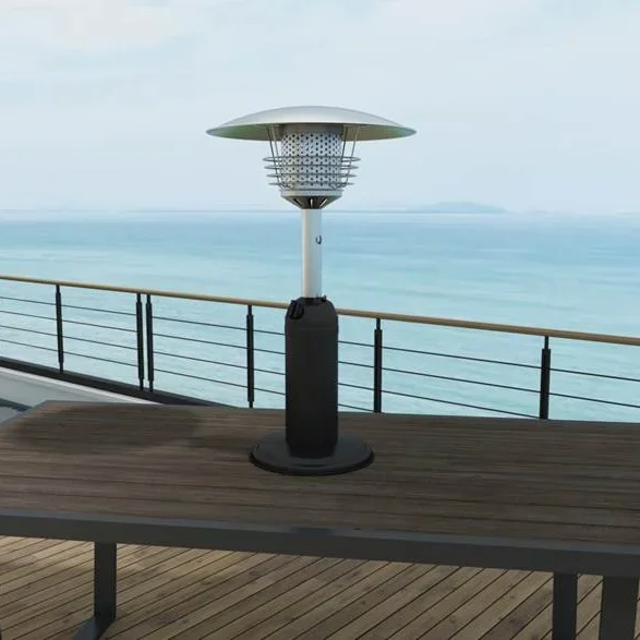 Patio Heater, Steel, Stainless Steel, Fire Pits