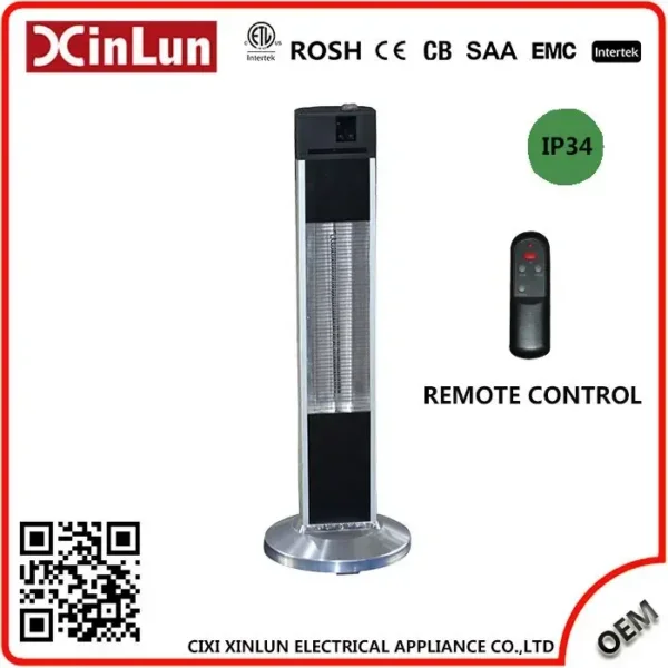 Patio Heater, Waterproof, 120V, Electric - view 4