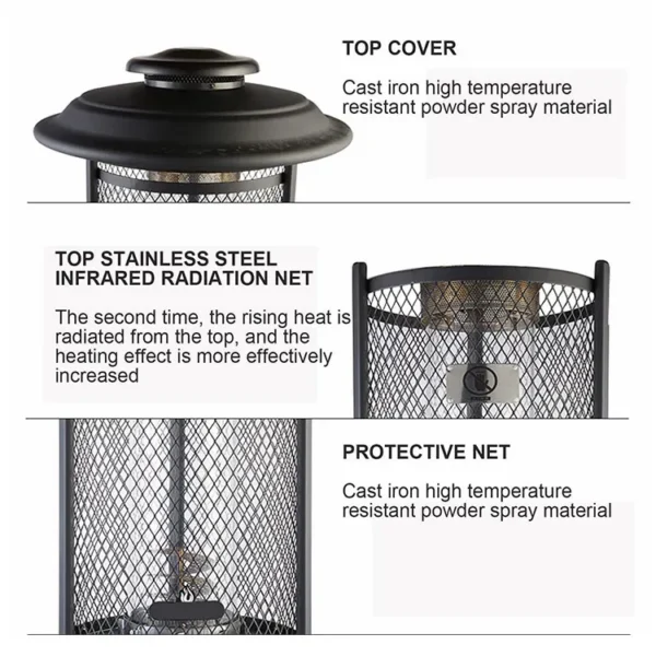 Patio Heater, YASN, Waterproof - view 3