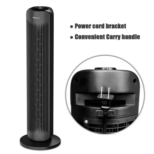 Pedestal Bladeless Fan, Electric Power, 50 - view 4