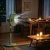 Pedestal Fan, 16'', Solar, Plastic, Brushless - view 2