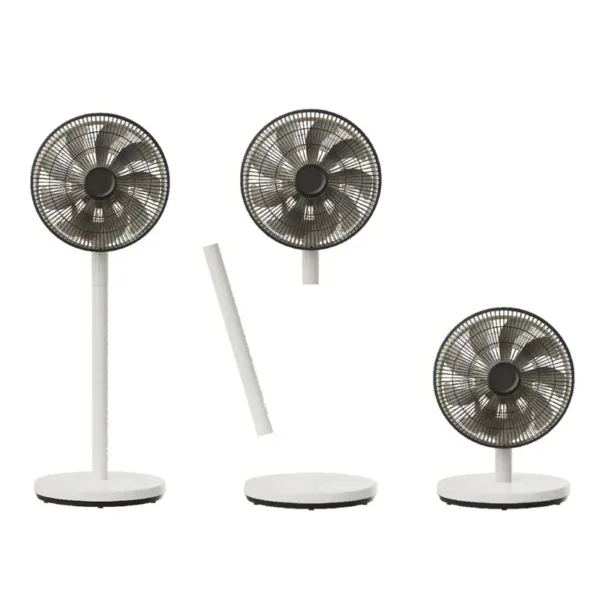 Pedestal Fan, 16-Speed, 12-Hour, Plastic