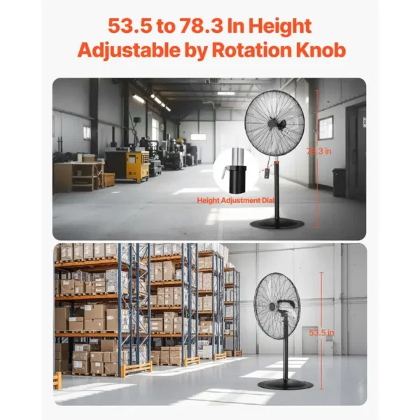 Pedestal Fan, 30-Inch, 85-Degree - view 4