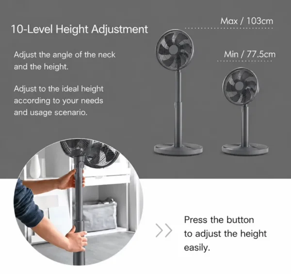 Pedestal Fan, BLDC, 2-in-1 - view 3