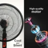 Pedestal Fan, Portable, 40, Plastic - view 3