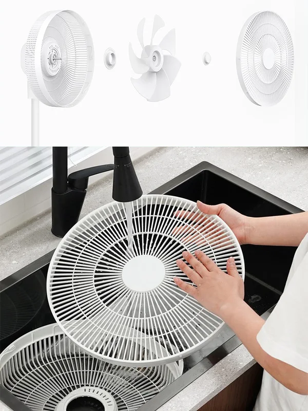 Pedestal Floor Fan, RUNAL, 220V, Plastic - view 5