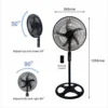 Pedestal Stand Fan, wall, 45, Plastic - view 3