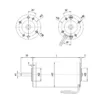 Permanent Magnet Brush Motor, LND, L4275, 24V, 3540 - view 4