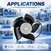 Phase External Rotor Motor, M2D068-CF, 400V, Axial - view 6