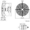 Phase Motor, AF710191-SW, 9000, Axial, 710*191mm - view 4