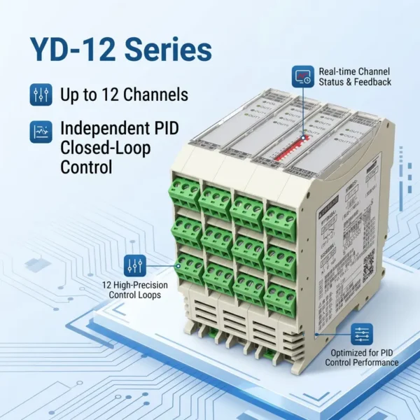 Pid Temperature Controller, 12-Channel, Plastic, Pt100, RS485 - view 3