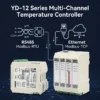 Pid Temperature Controller, 12-Channel, Plastic, Pt100, RS485 - view 6