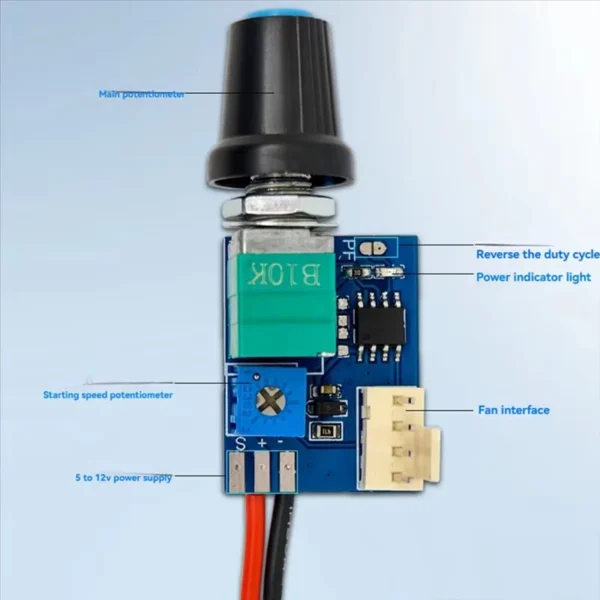 Pin Pwm Fan, L69A, DC12V - view 6