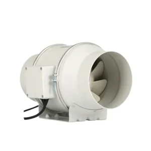 Pipe Exhaust Duct Fan, Axial, 230V, Plastic