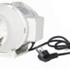 Pipe Exhaust Duct Fan, Axial, 230V, Plastic - view 3