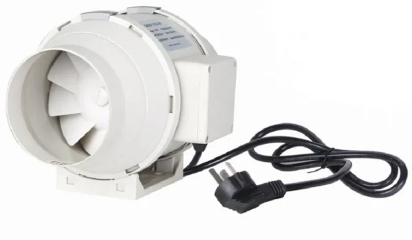Pipe Exhaust Duct Fan, Axial, 230V, Plastic - view 3