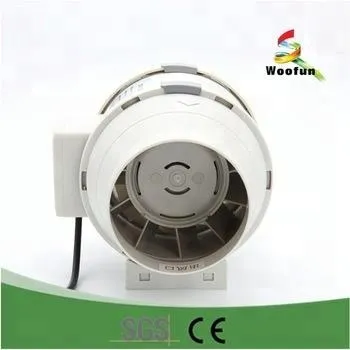 Pipe Exhaust Duct Fan, Axial, 230V, Plastic - view 4