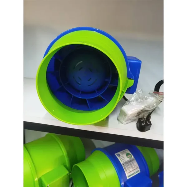 Pipe Exhaust Fan, 4", Inline, Copper, 220-240V - view 2