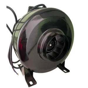 Pipe Ventilation Exhaust Fan, 4", 220V, Steel