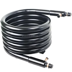 Pipe Water-to-water Heat Exchanger, 220 V, Carbon Steel