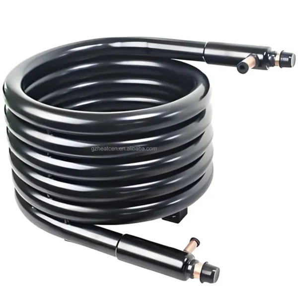 Pipe Water-to-water Heat Exchanger, 220 V, Carbon Steel